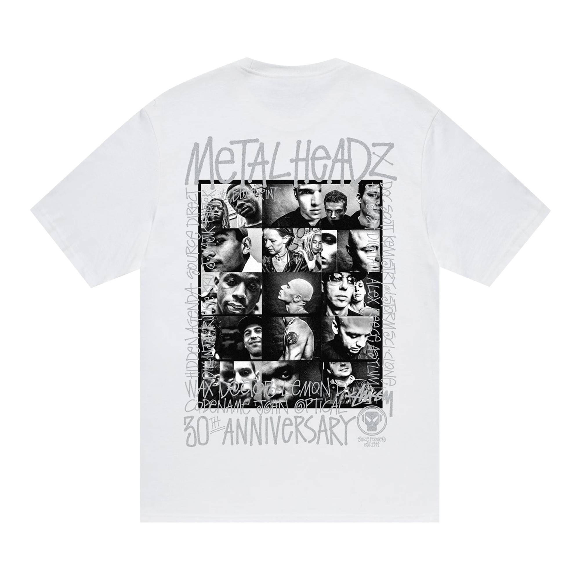 Stussy x Goldie Metalheadz 30 Tee 'White' - 2