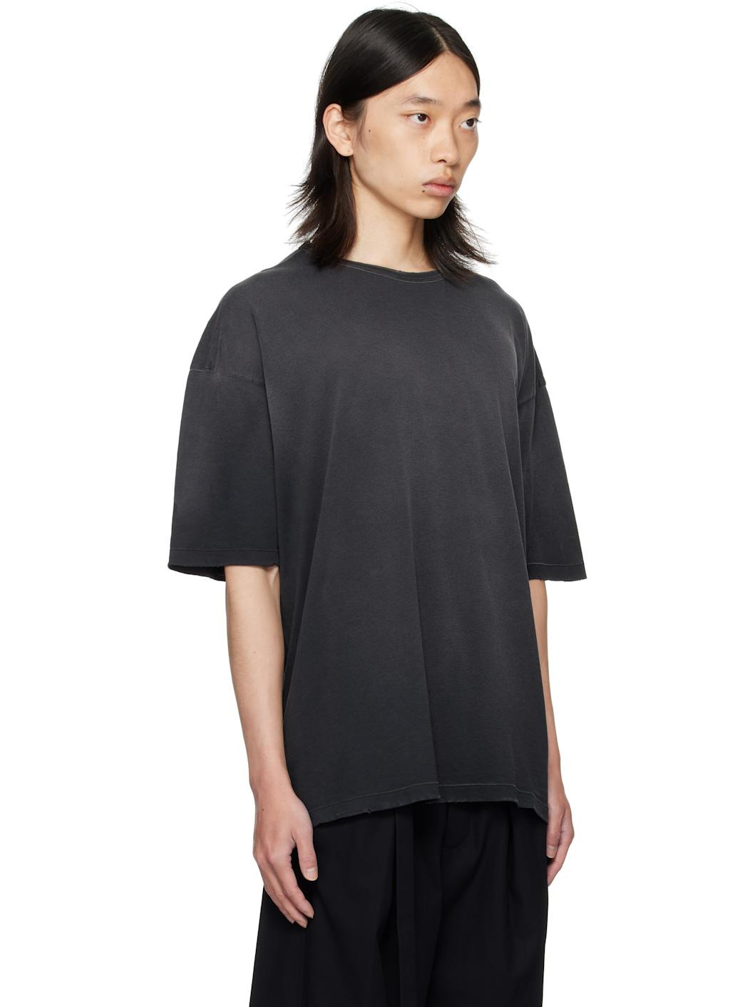 Black Dieter Infinite Feather Print T-shirt - 2
