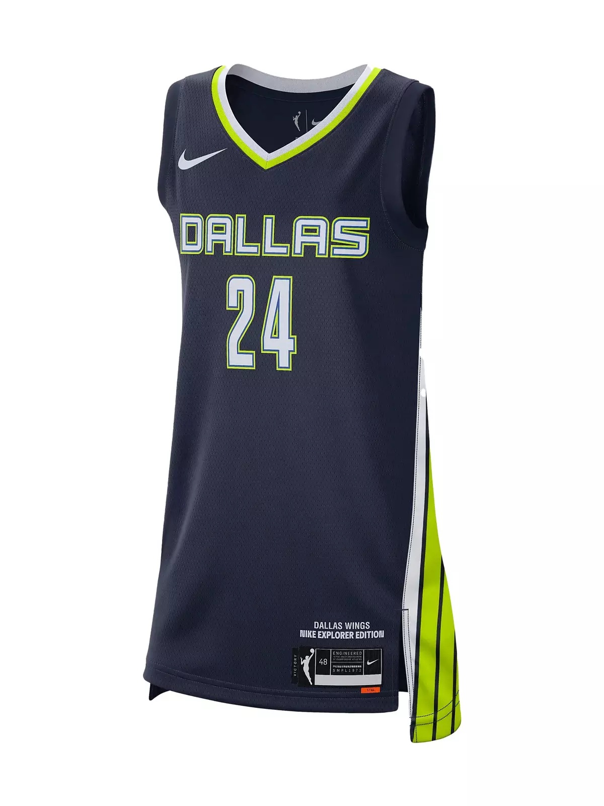 Women's WNBA Dallas Wings Explorer Edition Victory Jersey-Navy - 1