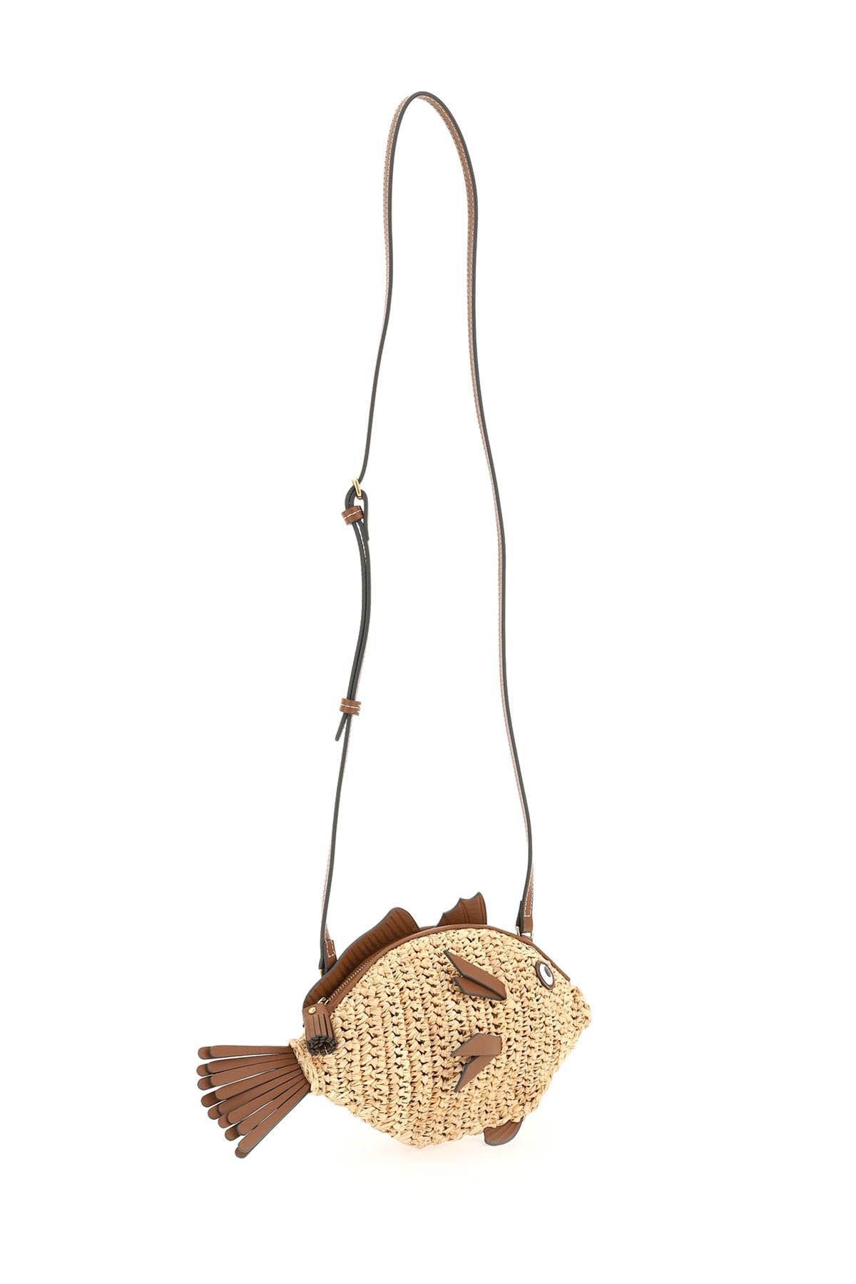 RAFFIA FISH CROSSBODY BAG - 3