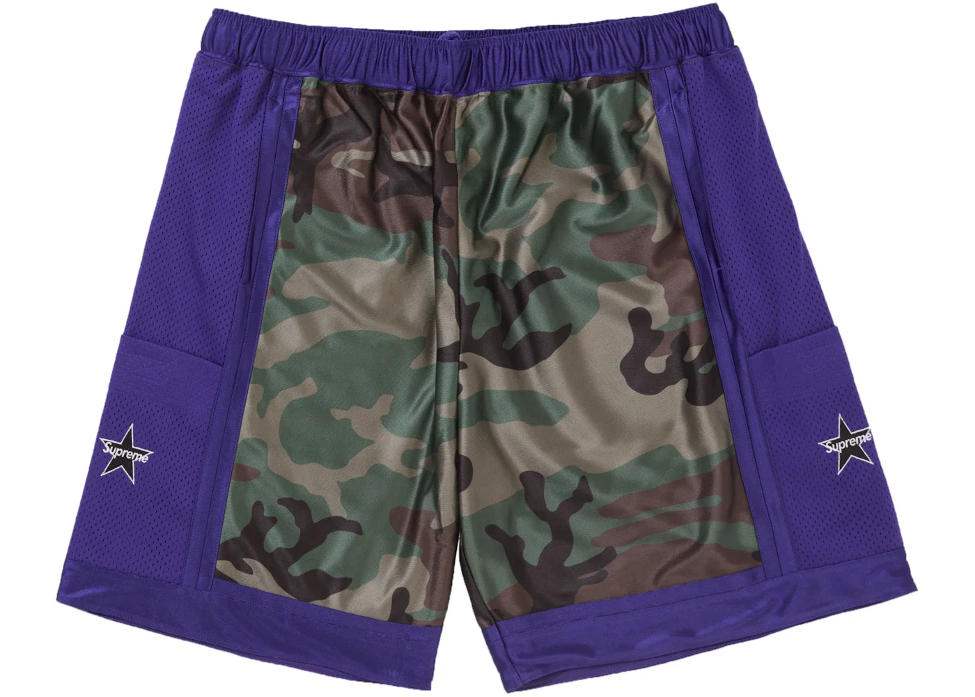Supreme Side Pocket Basketball Short Woodland Camo - 1