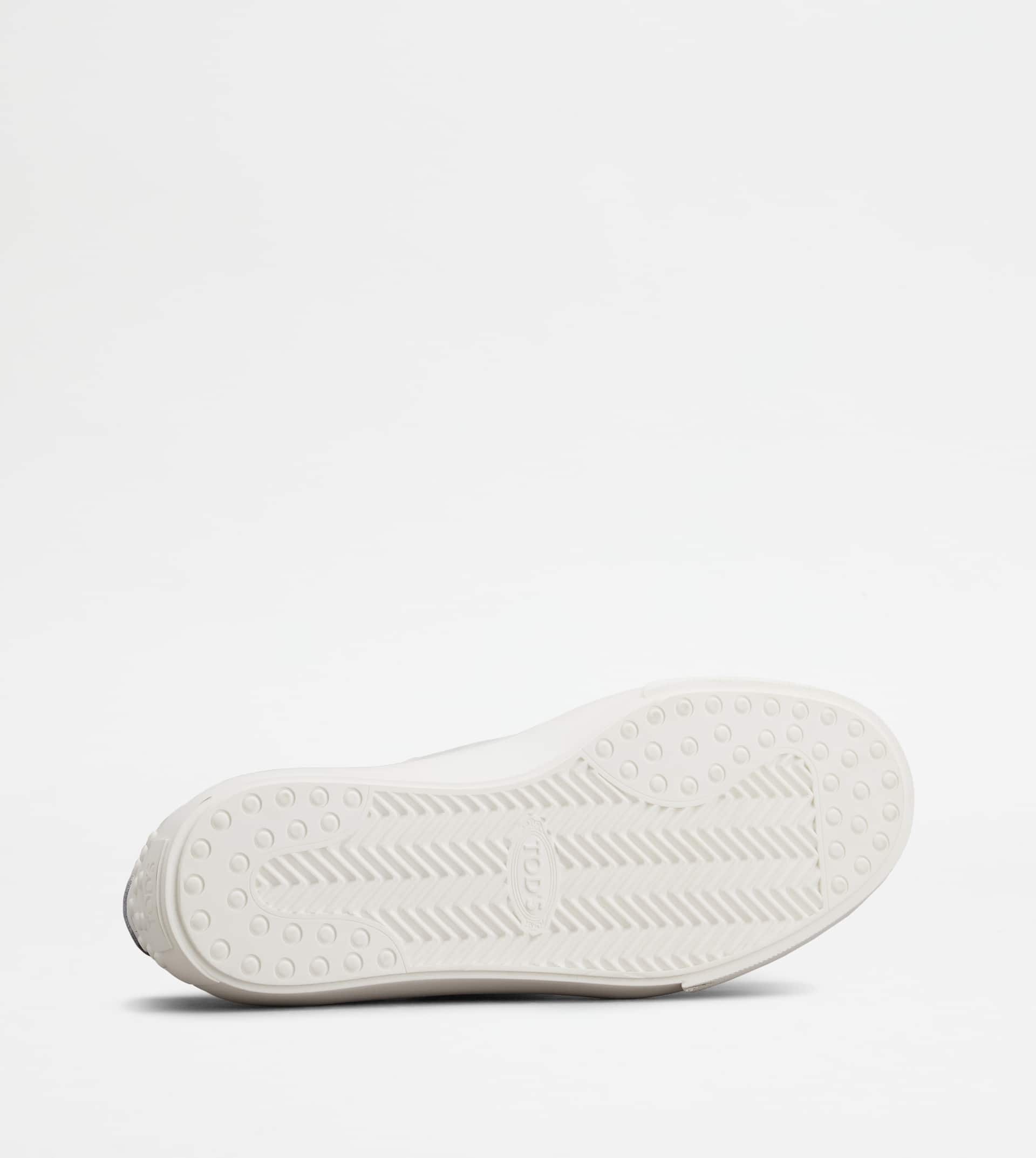 TOD'S SNEAKERS IN LEATHER - WHITE - 4