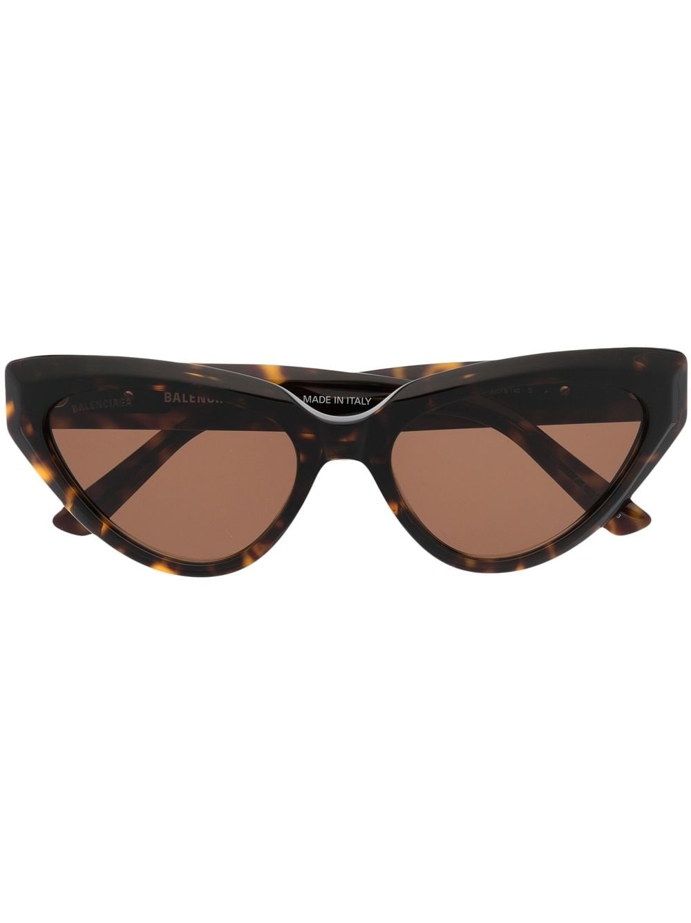 logo-plaque cat-eye sunglasses - 1