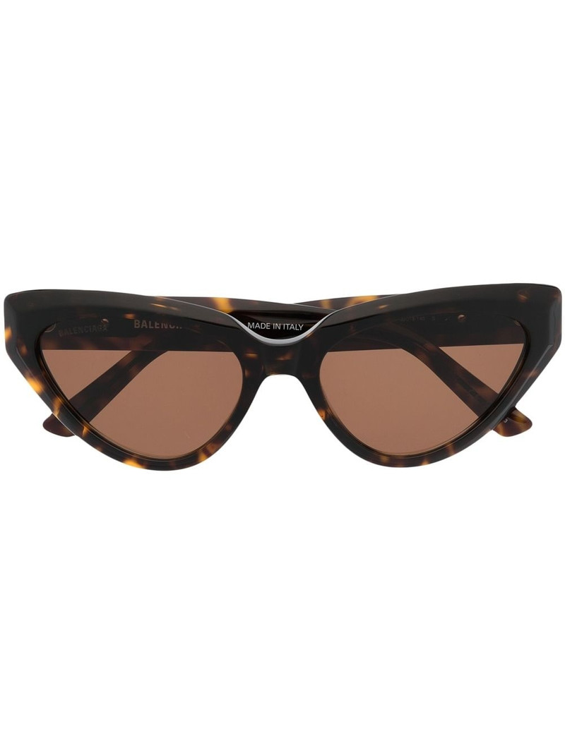 logo-plaque cat-eye sunglasses 1