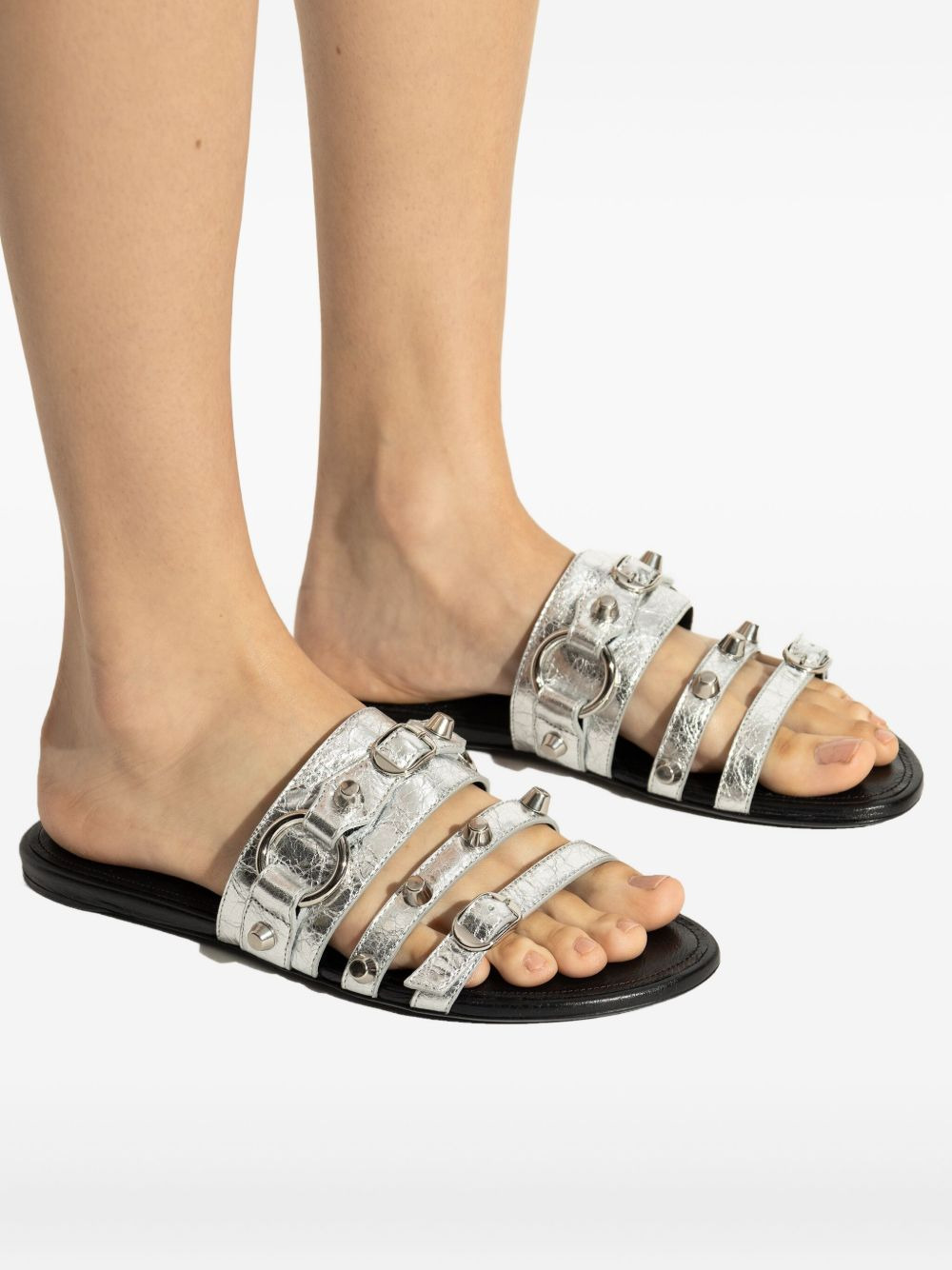 buckle-detail slides - 6