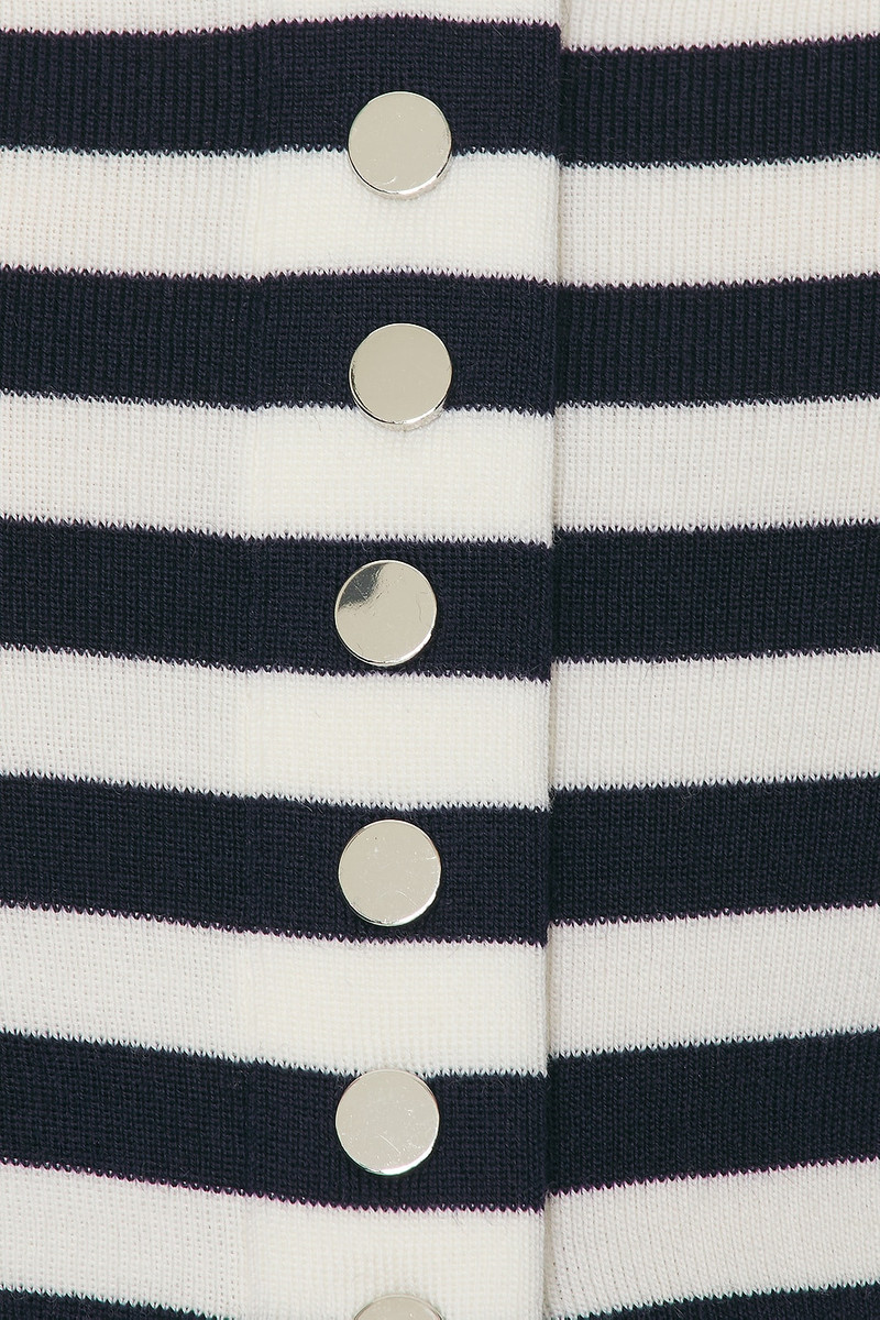 rabanne Striped Cropped Tank Top outlook