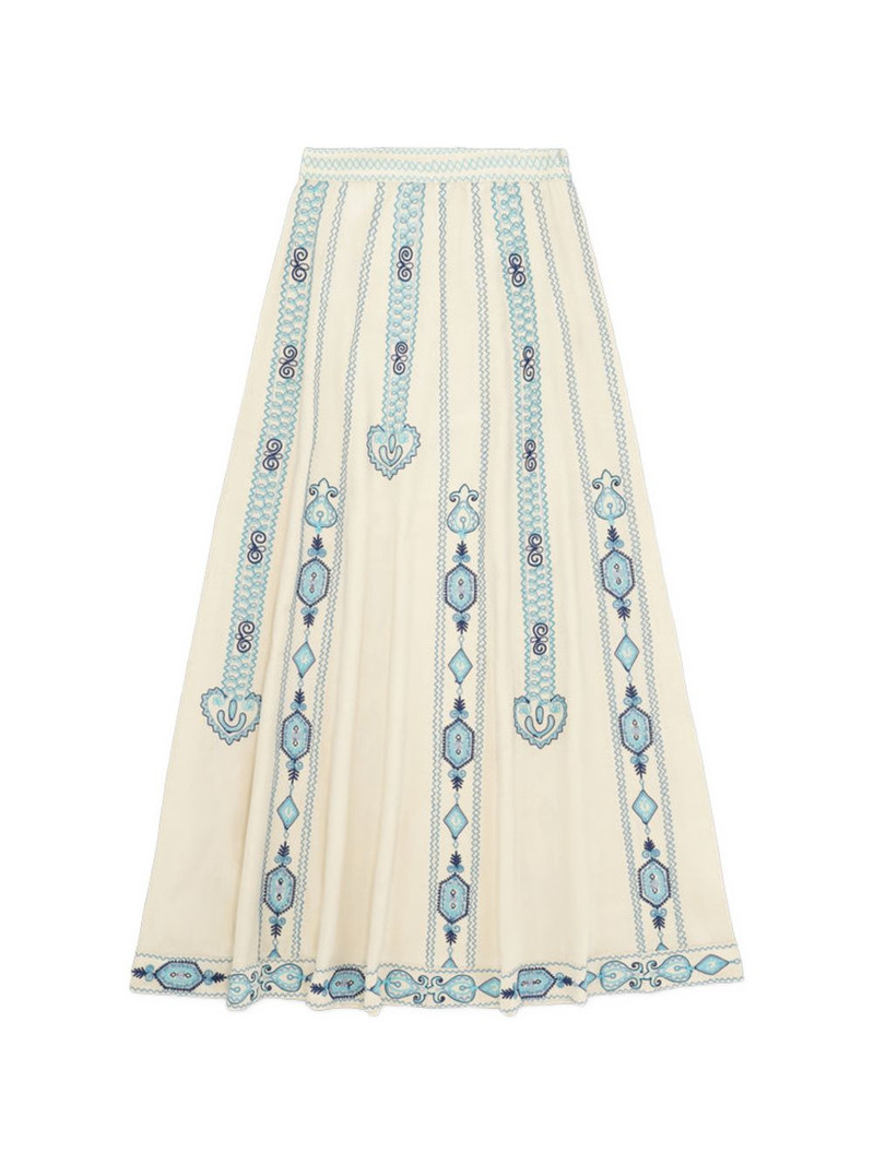 Nicea embroidered skirt 1
