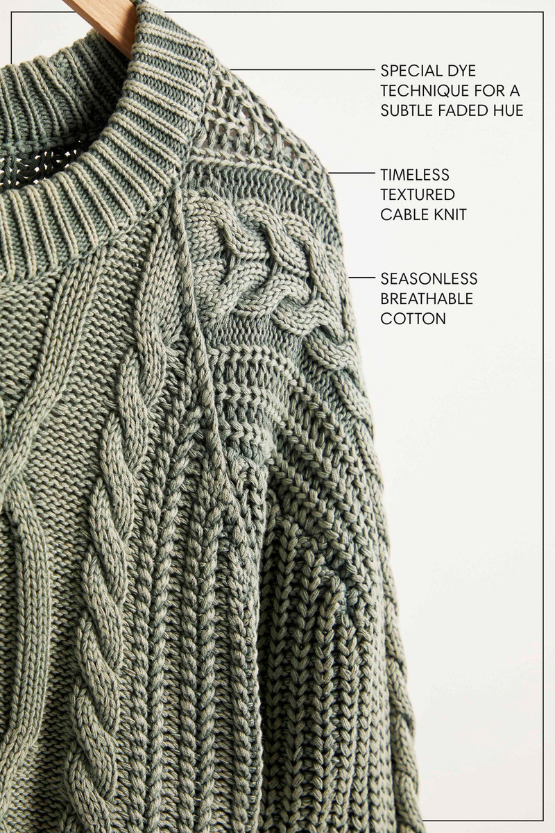 Frankie Cable Knit Sweater 5