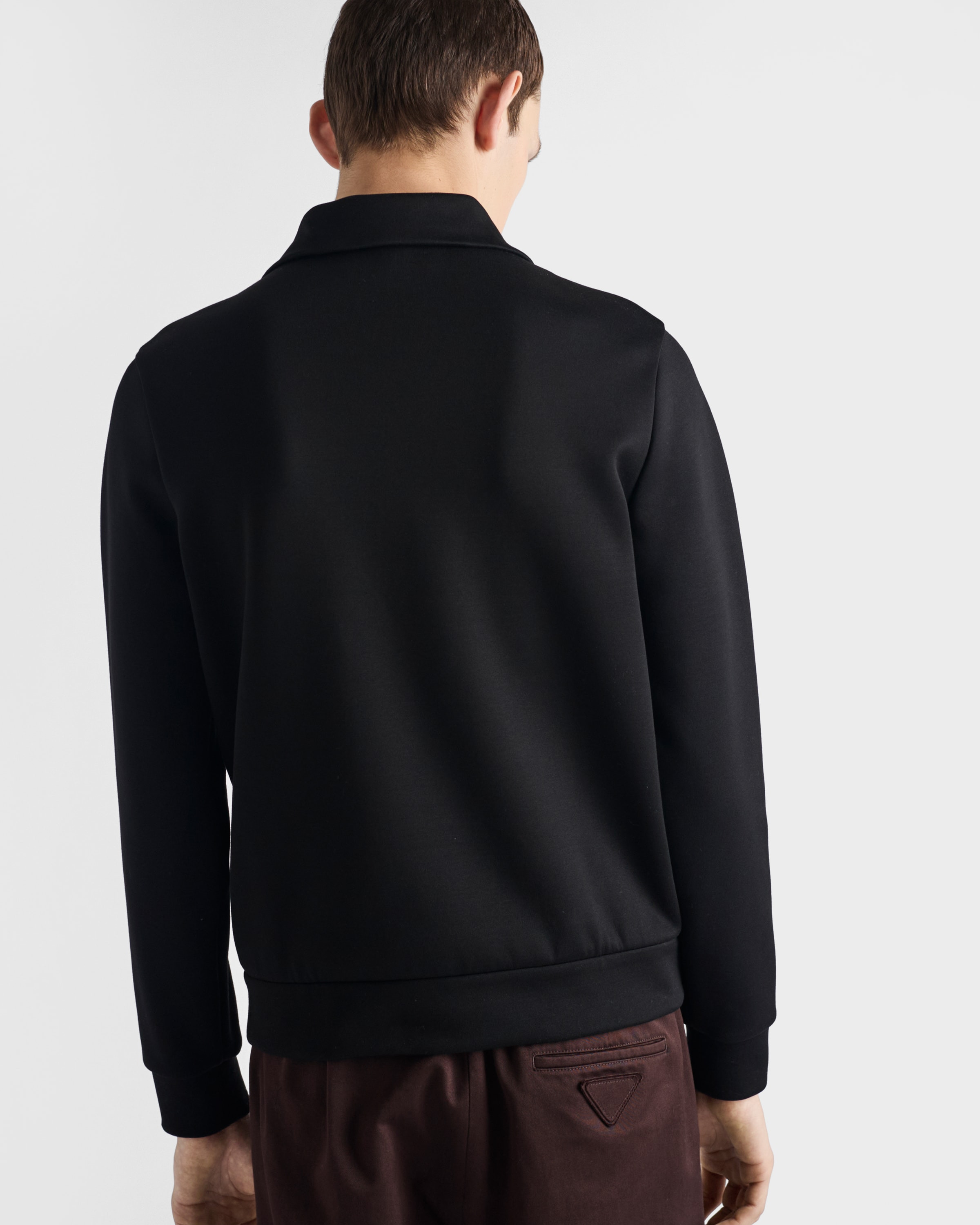 Technical cotton blouson jacket - 5