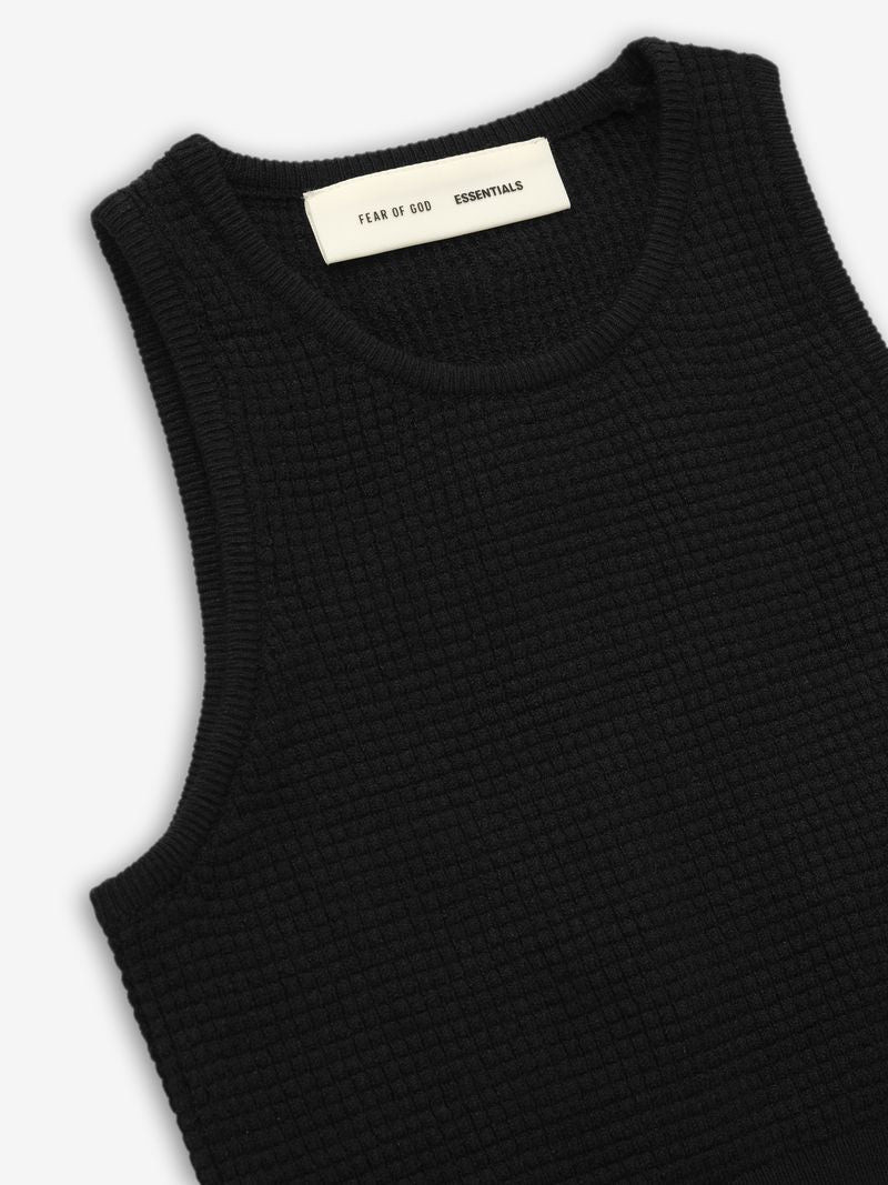 ESSENTIALS Womens Waffle Sport Tank outlook