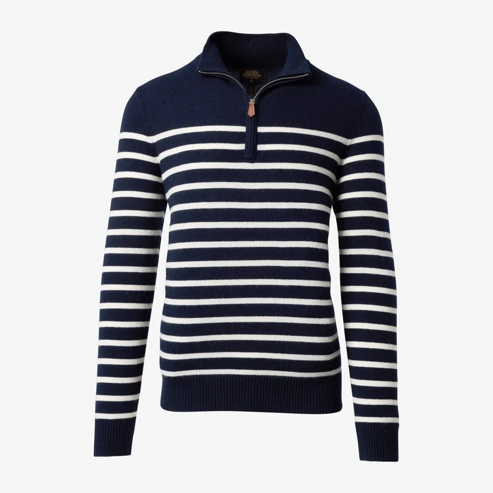 Cashmere Quarter-zip Sweater - 1