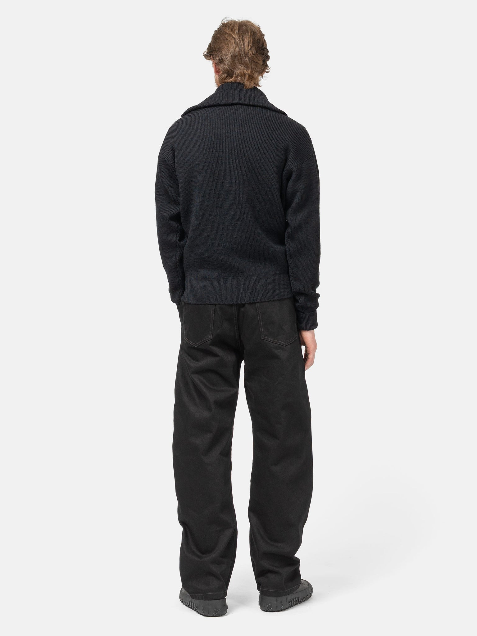 Twisted Belted Pants Black - 4