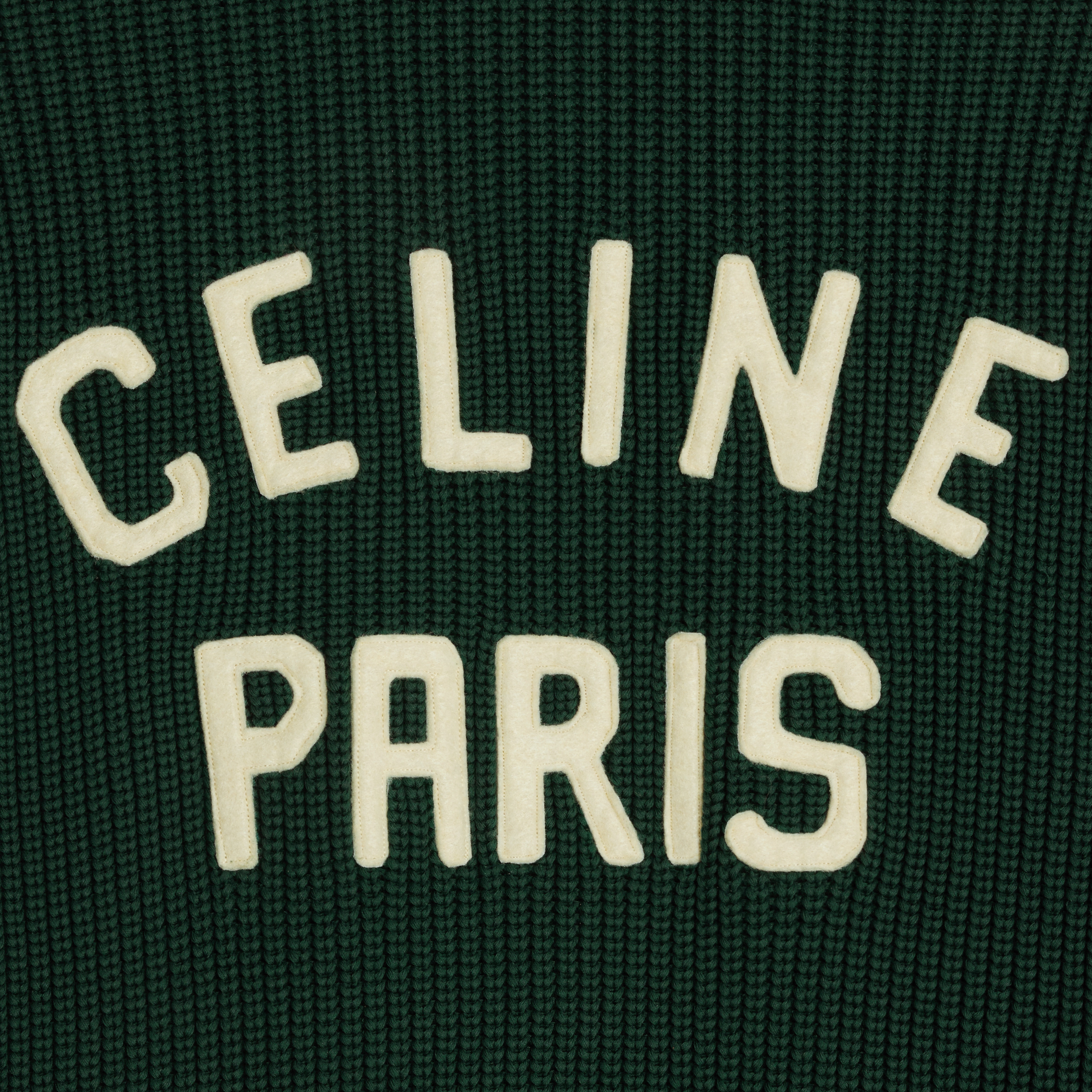 celine college cardigan in cotton - 5
