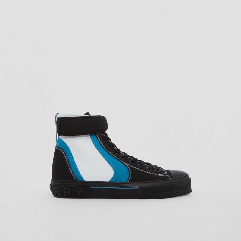 Cotton and Nylon Sub High-top Sneakers - 1