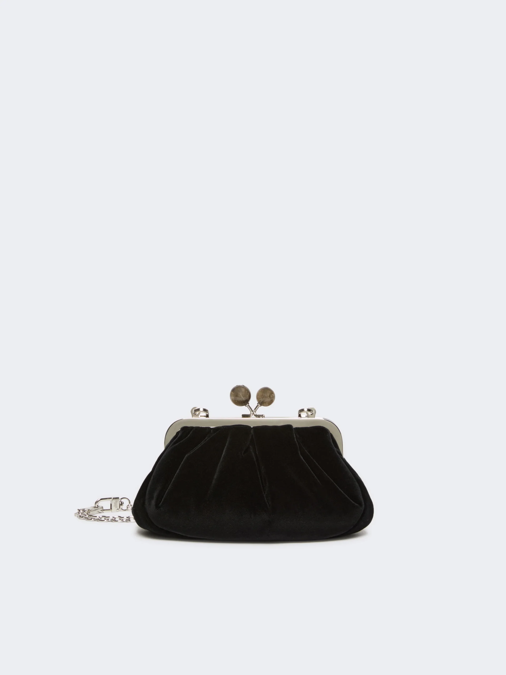GIOCHI Small cotton velvet Pasticcino Bag - BLACK - 1