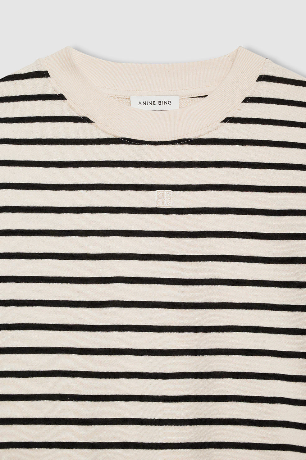 Dean Sweatshirt - Black Stripe French Terry - 4