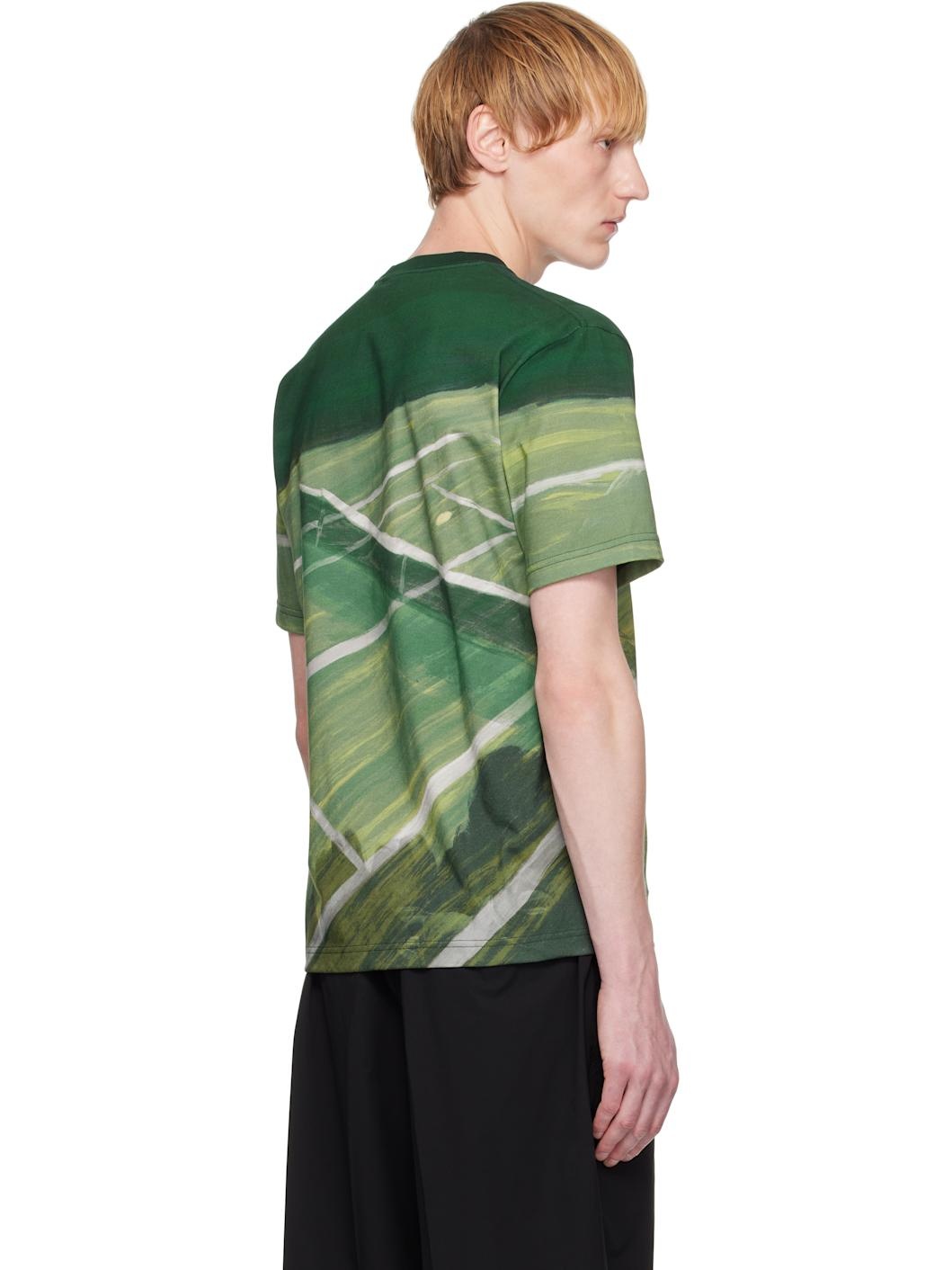 Green Graphic Classic Fit T-shirt - 3