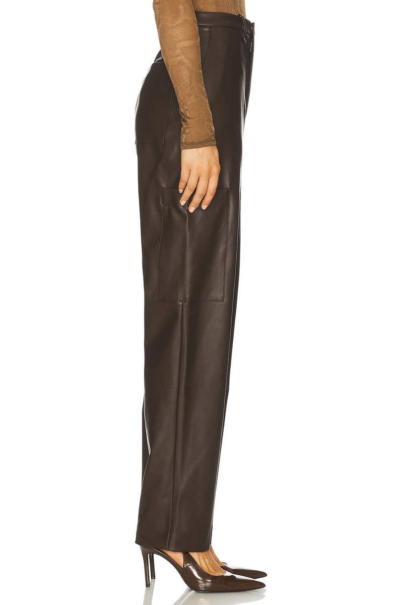 LAPOINTE Stretch Faux Leather Tapered Pant outlook