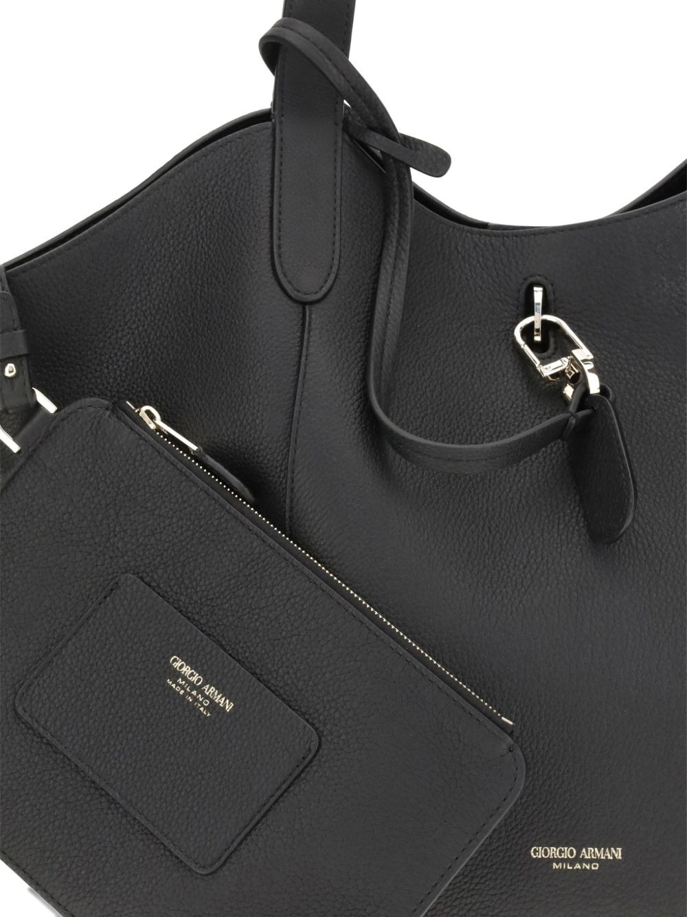 medium suede tote bag - 4