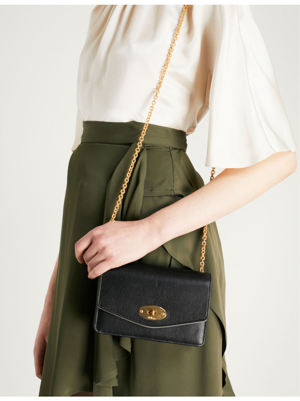 Darley small grained-leather clutch bag - 2