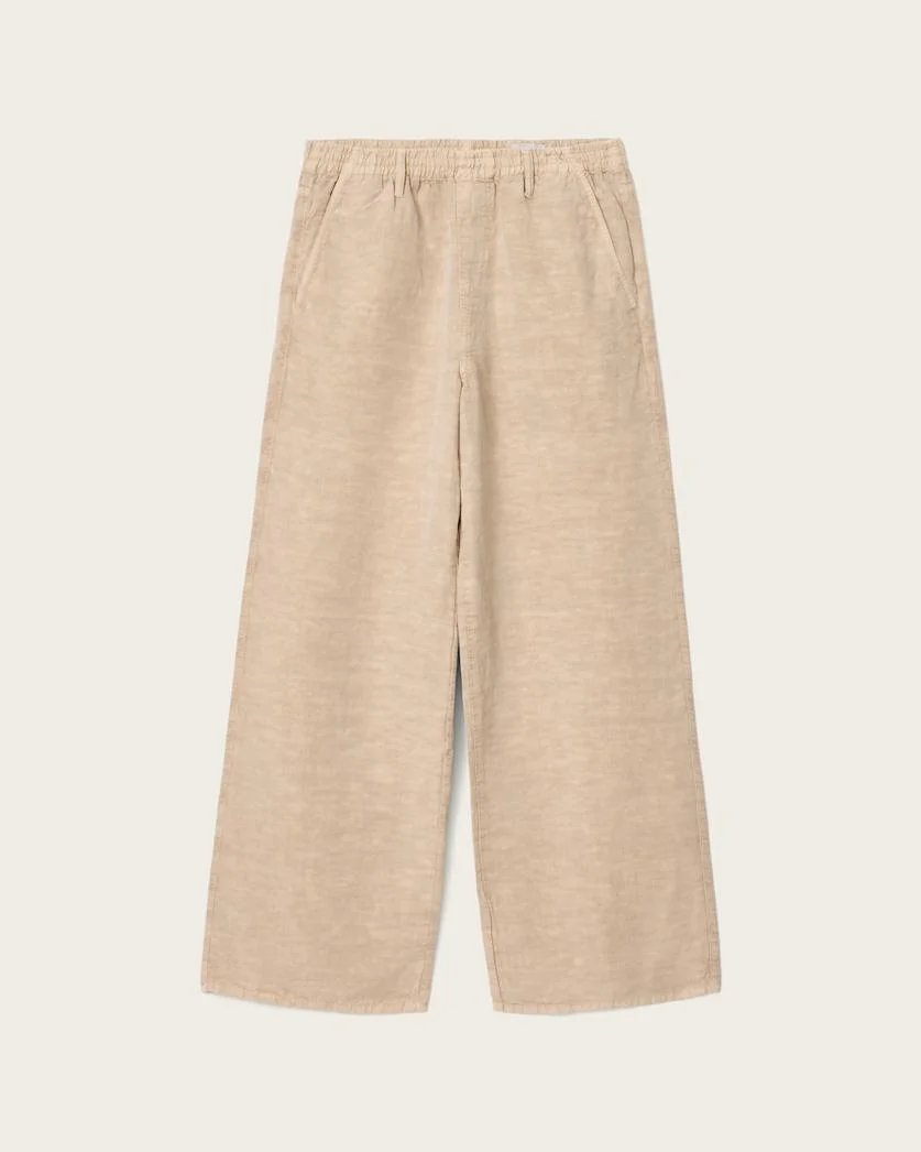 KORTEN LOOSE FIT LINEN BLEND PANTS - 1