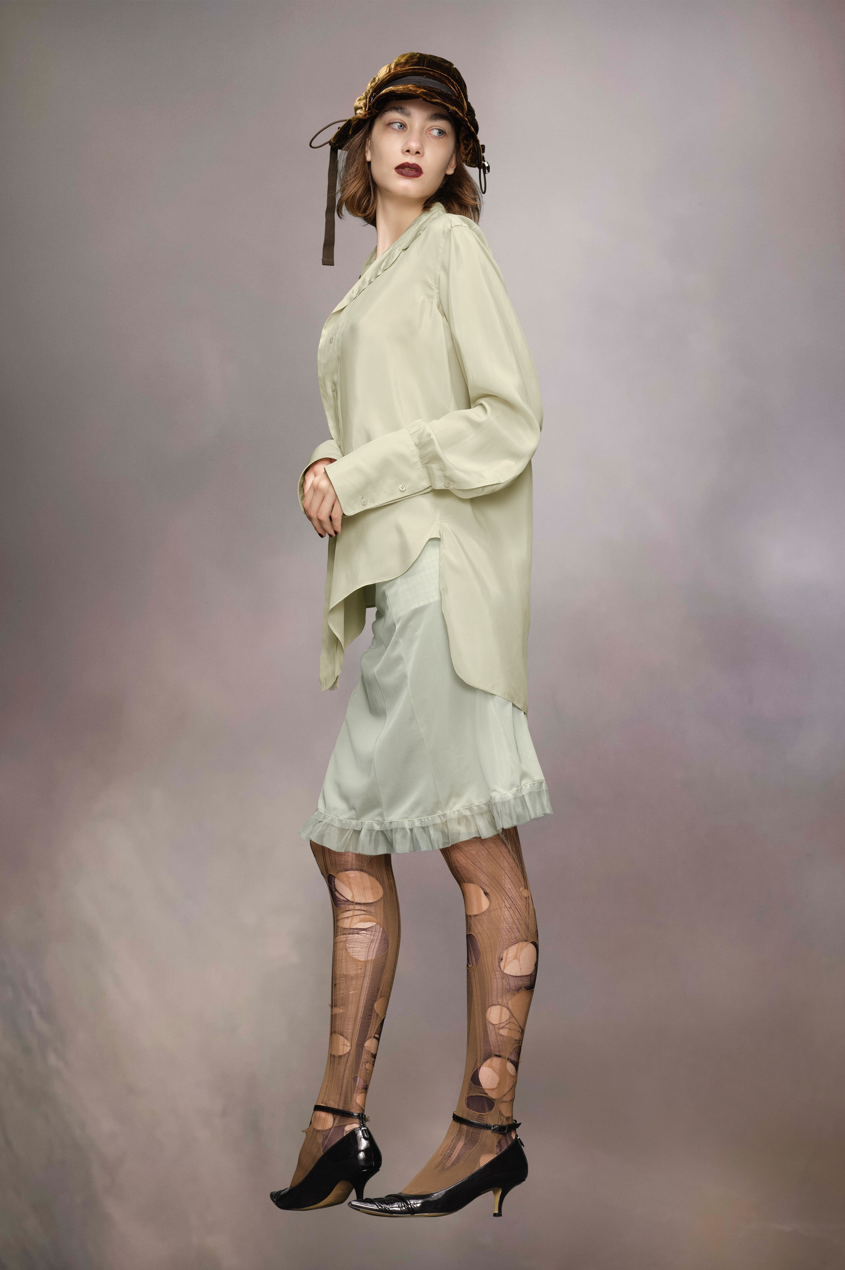 Dropped hem shirt - 4