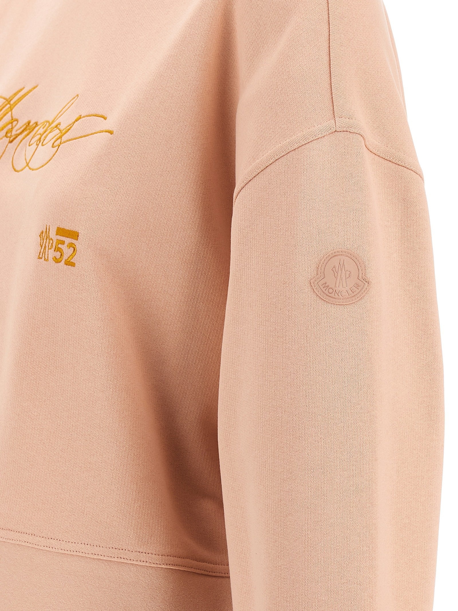 Embroidery Sweatshirt Pink - 4