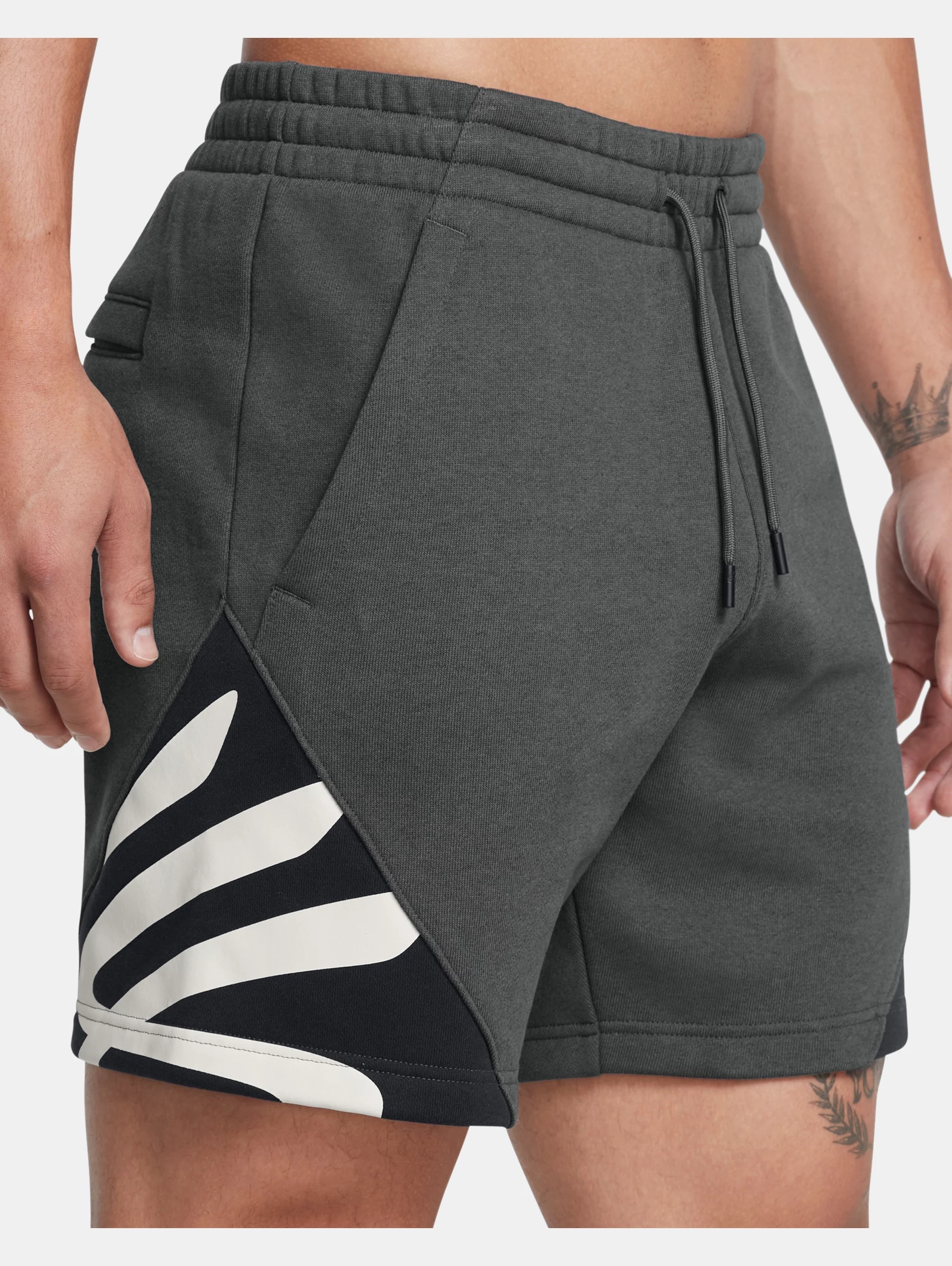Men's Curry Splash Fleece Shorts - 4