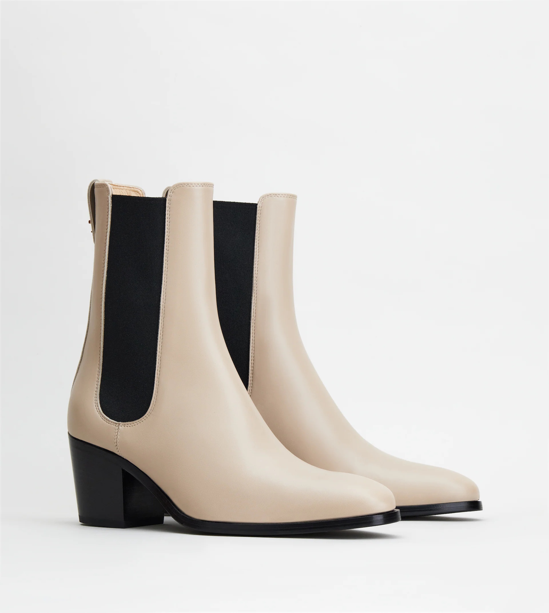 LEATHER BOOTS - BEIGE - 2
