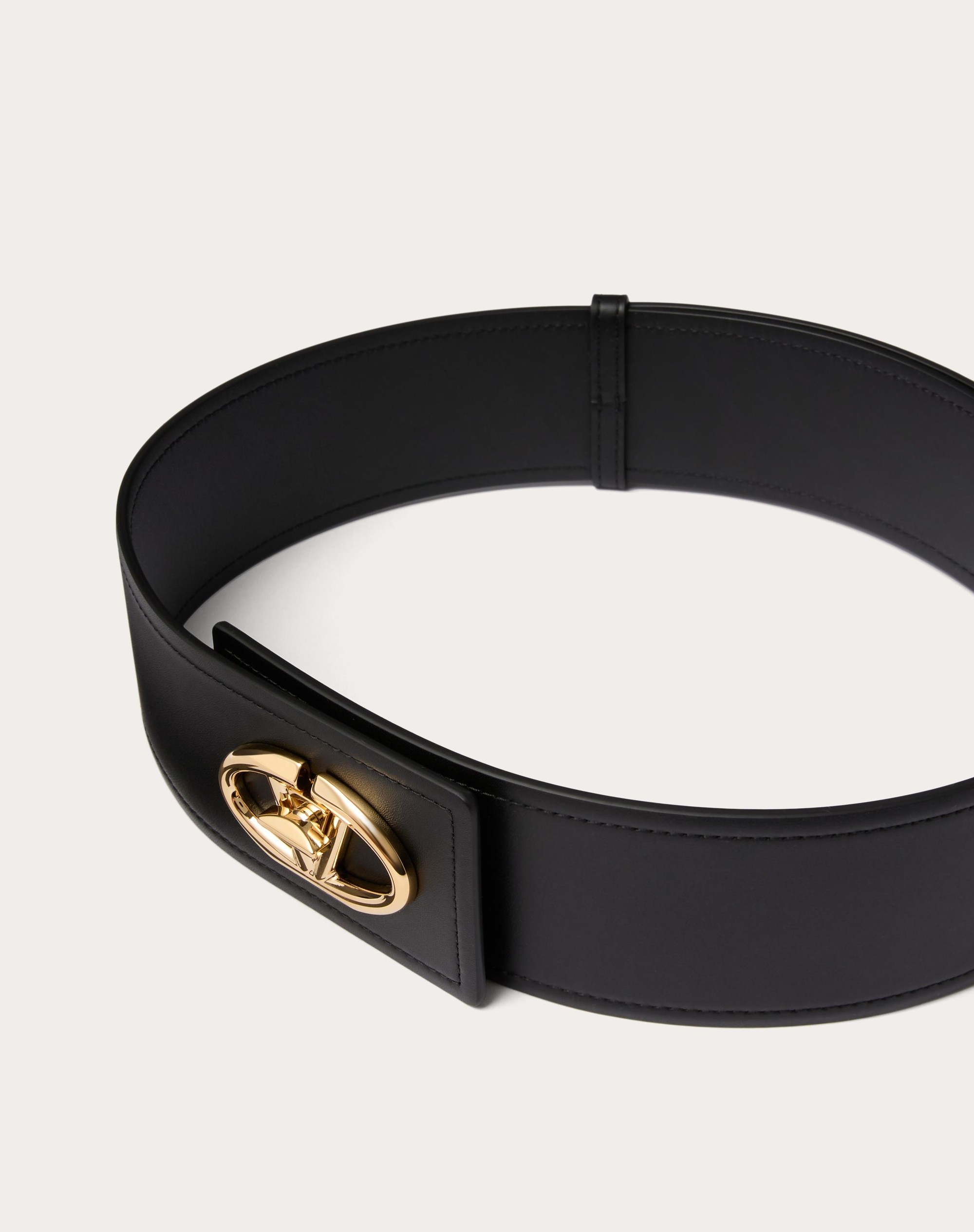 THE BOLD EDITION VLOGO CALFSKIN BELT 60 MM - 4