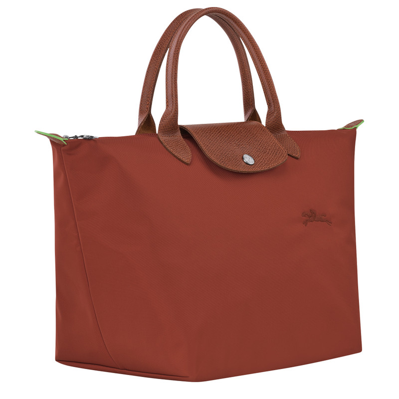 Le Pliage Green M Handbag Chestnut - Recycled canvas 3