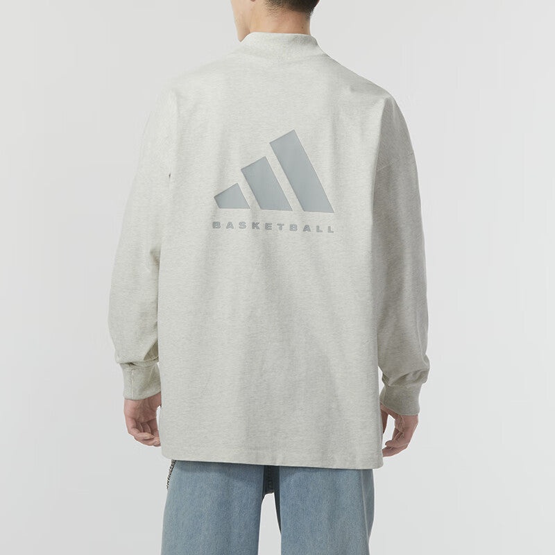 adidas Performance One Basketball Long Sleeves T-Shirt 'White' IX1971 - 4