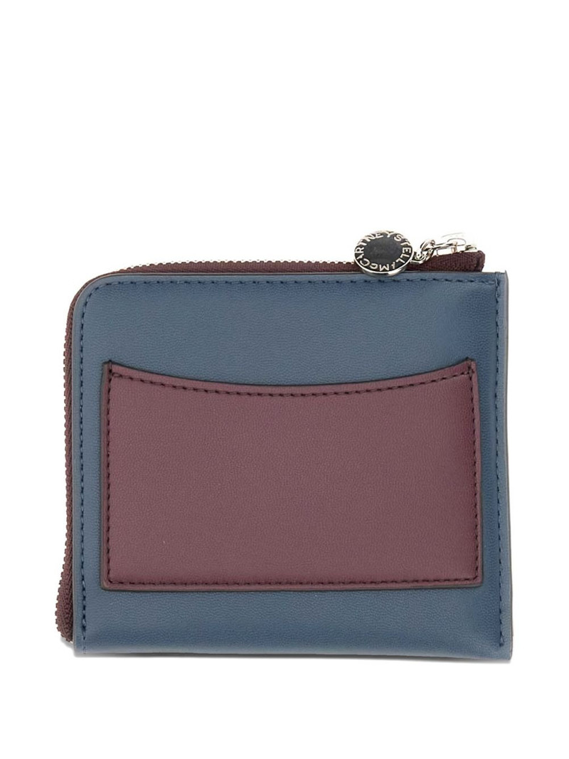 Stella McCartney logo zip wallet outlook