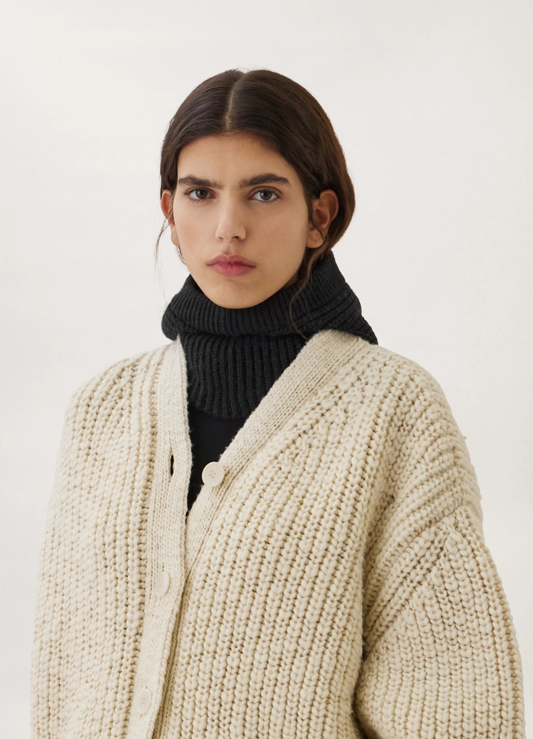 Lemaire CHUNKY CARDIGAN CHUNKY WOOL | REVERSIBLE