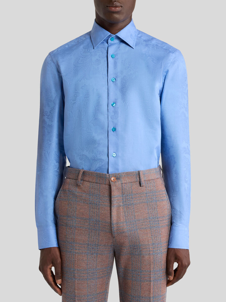 COTTON JACQUARD SHIRT - 2