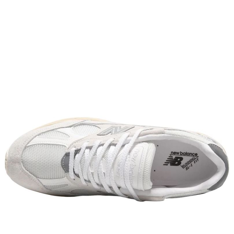 New Balance 991v2 Made in UK 'Wind Chime White Silver' U991OW2 - 4