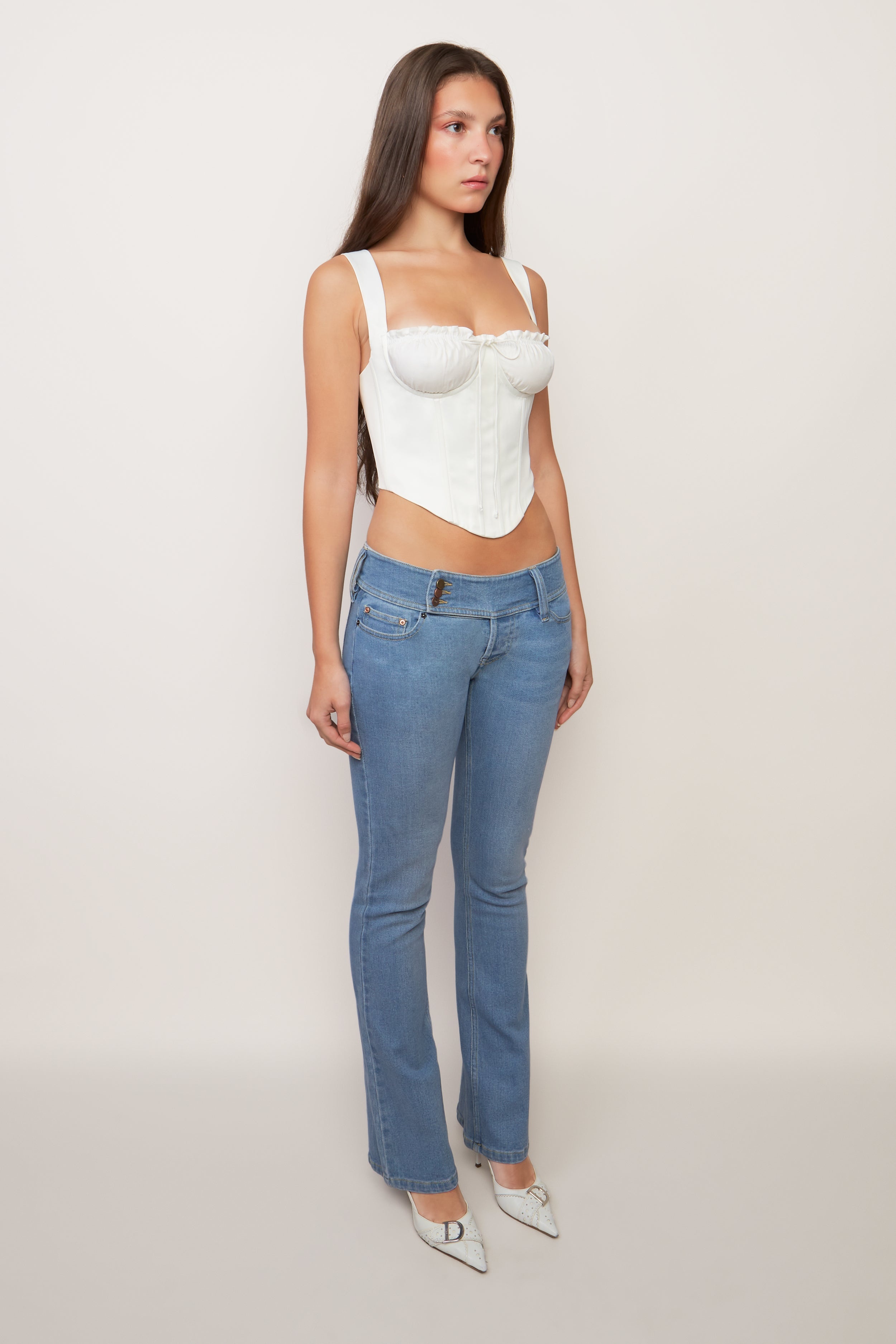 RUCHED CUP BUSTIER TOP - 4