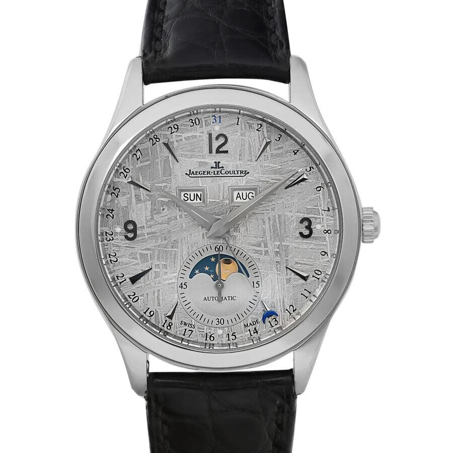 Pre-owned Jaeger-LeCoultre Master Calendar Automatic Moon Phase Silver Dial Men's Watch Q1558421 - 2
