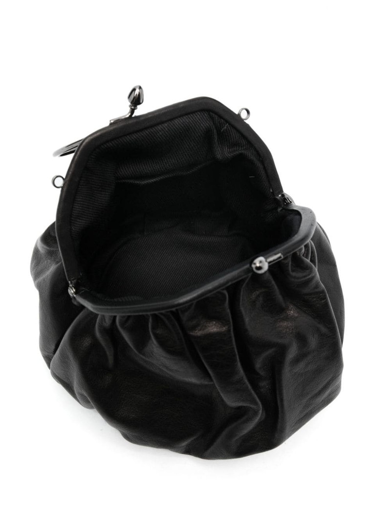 Clasp Drape 가죽 끈 가방 5