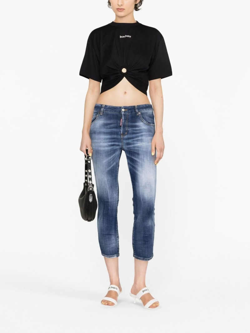 DSQUARED2 distressed cropped jeans outlook