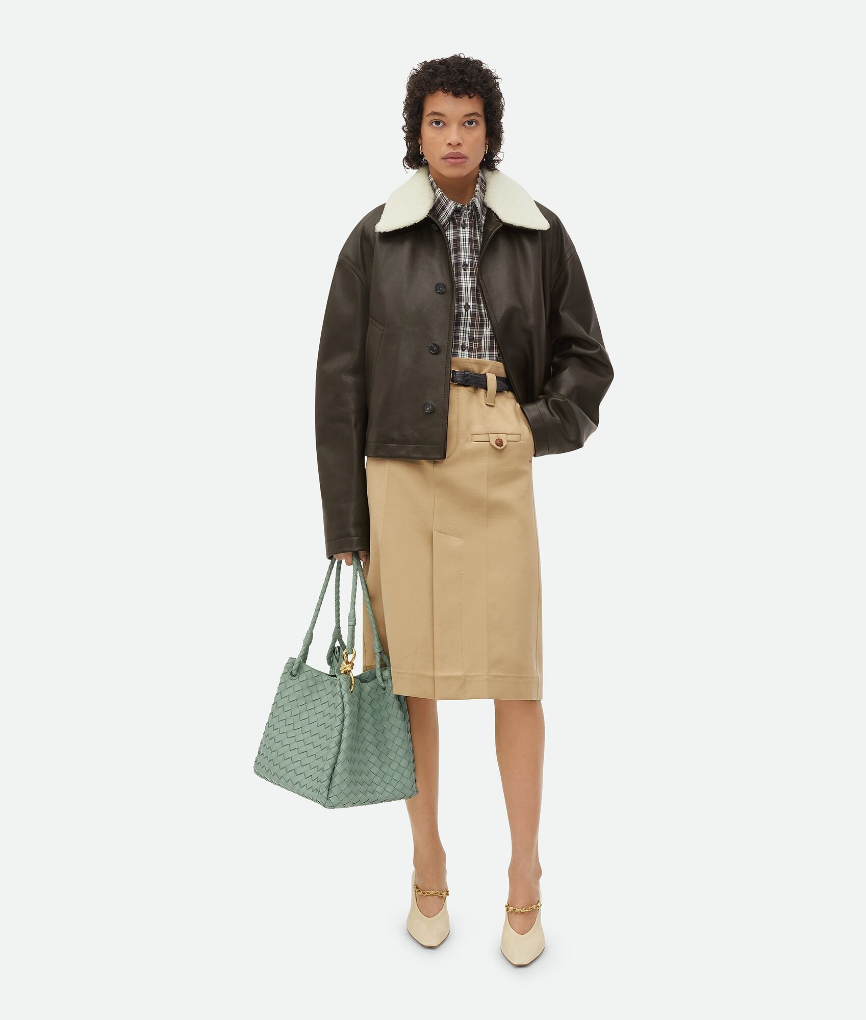 Cotton Canvas Skirt - 4