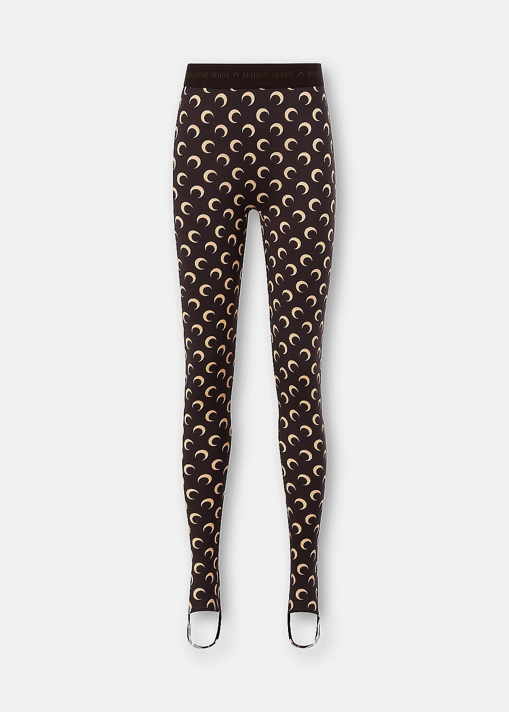 Brown Crescent Moon Leggings - 1