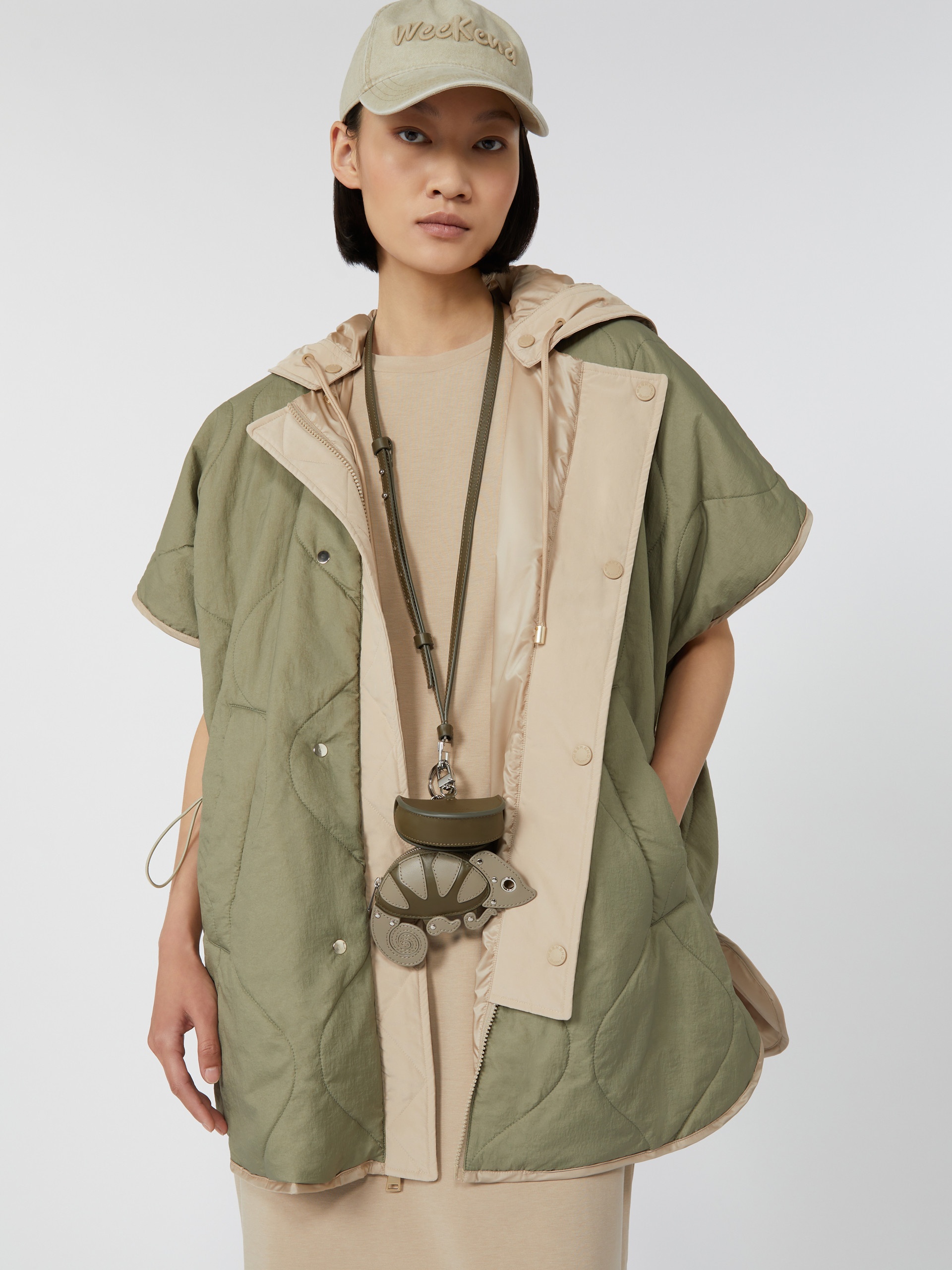 RIVA Reversible water-repellent canvas cape - 5