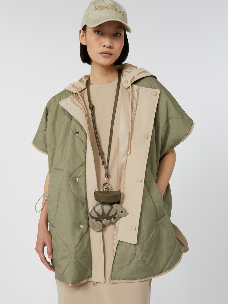 RIVA Reversible water-repellent canvas cape 5