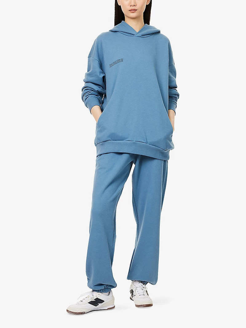 PANGAIA 365 Logo-Print Cotton-Jersey Hoody outlook