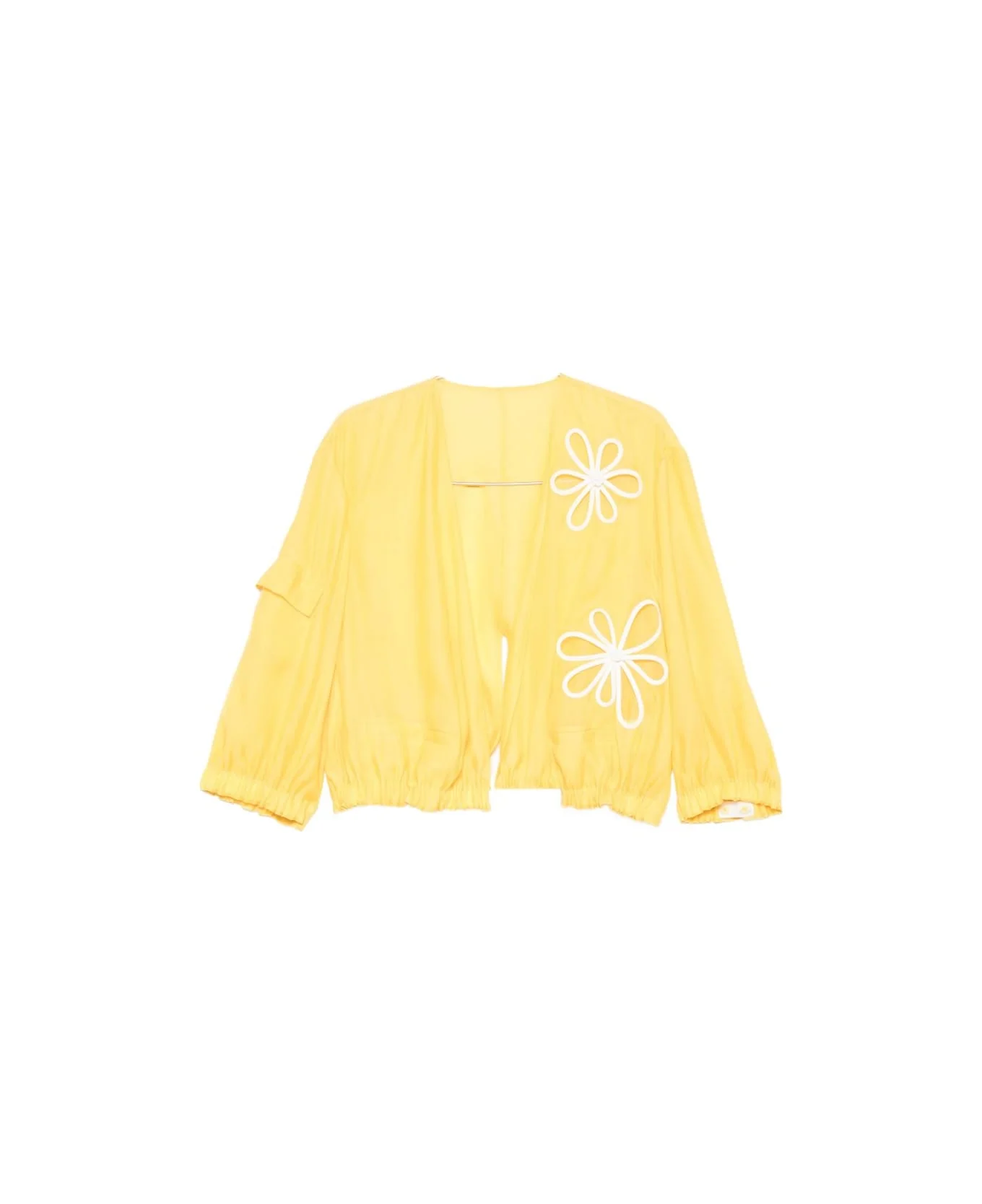 Embroidered Blouson Jacket - 1