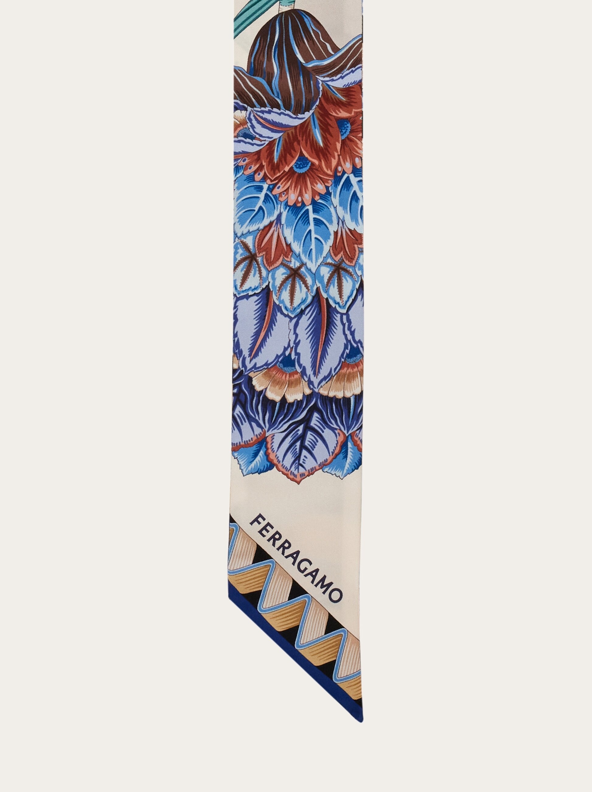 Giada print silk mini bandeau - 5