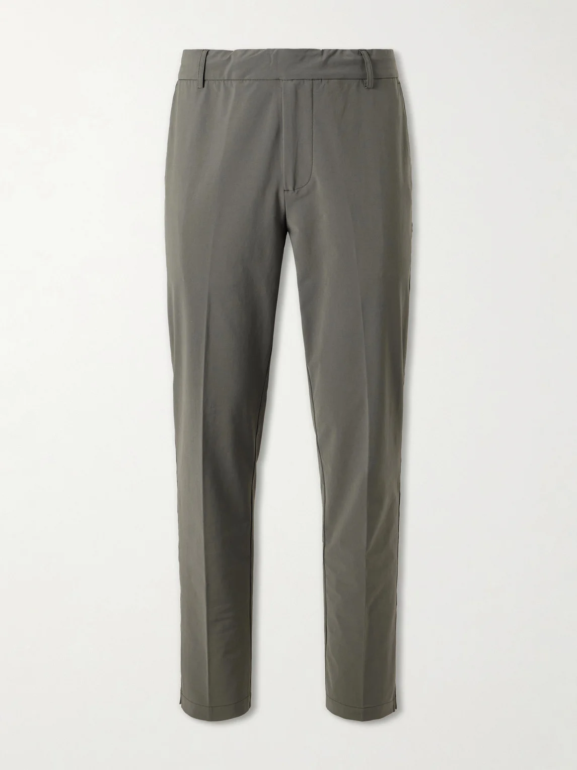 Slim-Fit Stretch Cotton-Blend Trousers - 1