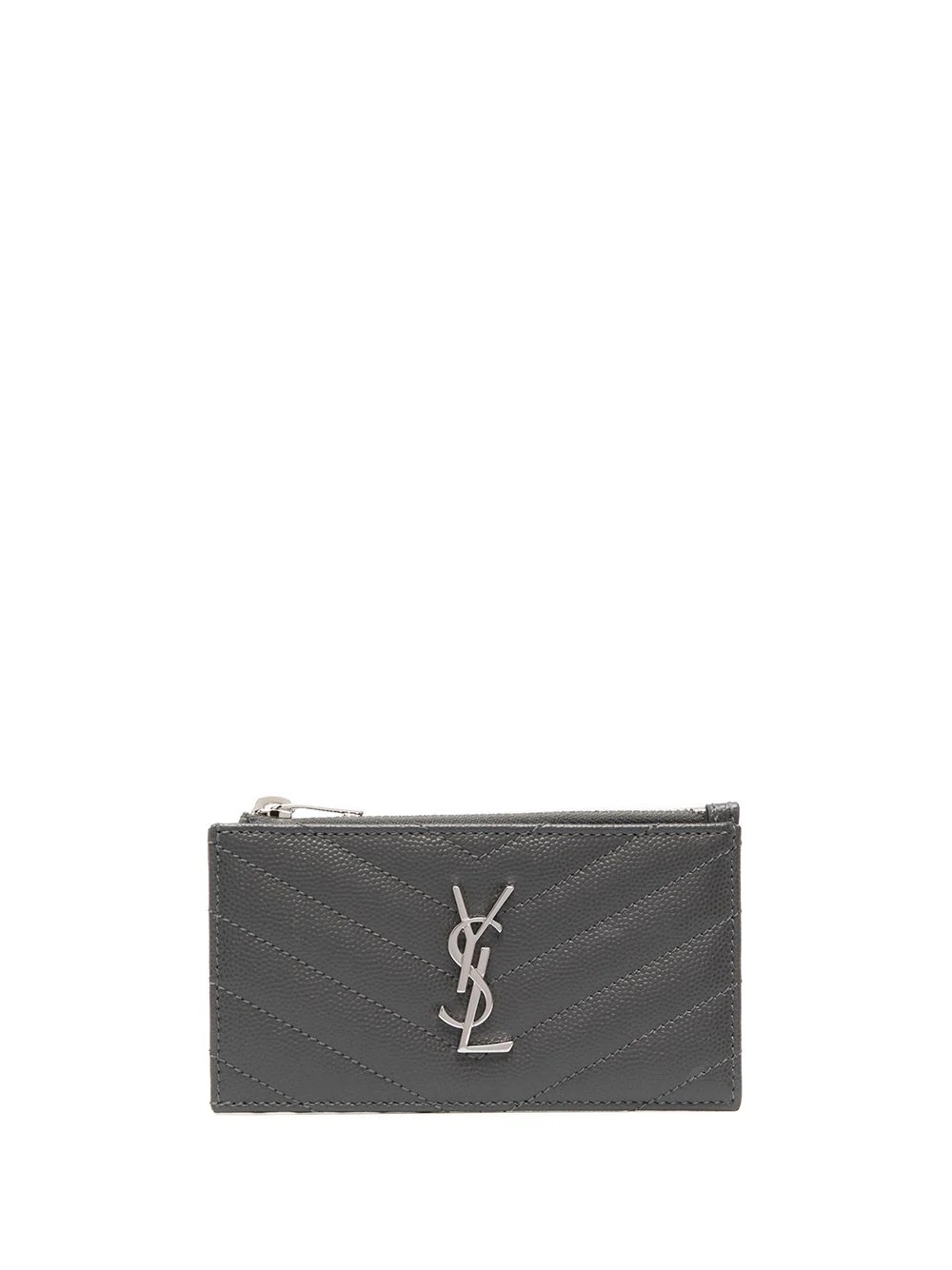 Monogram Fragments zip card case - 1