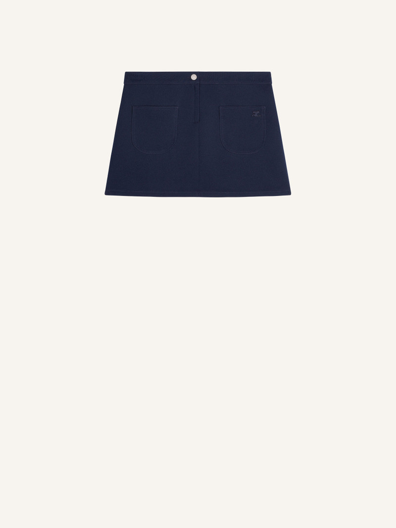 2-POCKET TWILL MINI SKIRT 1